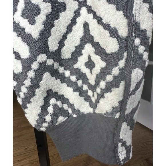 Free People FP Movement Jacquard Jogger Pants XS Gray White Lounge NWT $108 - Picture 8 of 11